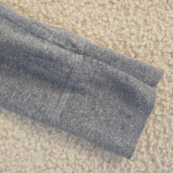 All Saints Gray Recovery Funnel Neck Sweater Size Medium - Picture 10 of 14